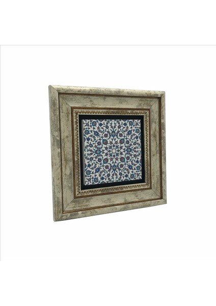 Osmanlı Çinisi Baskılı Taş Tablo 20X20
