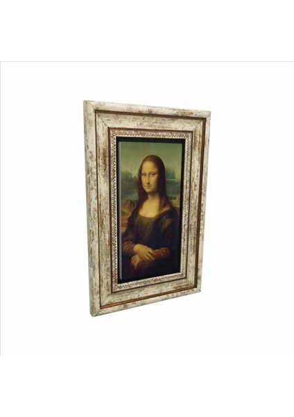 Mona Lisa (Leonardo Da Vinci, 1490’LAR) Baskılı Taş Tablo 20X30