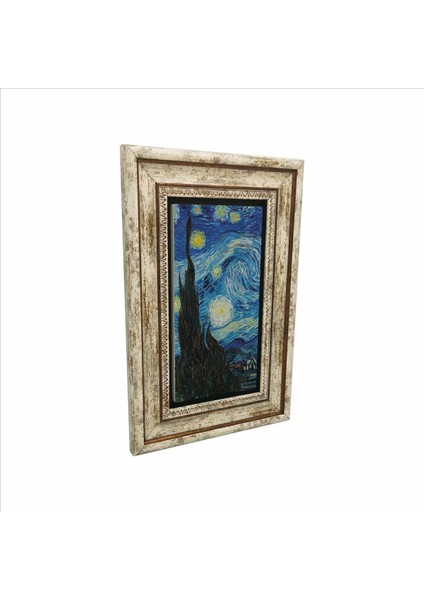 Yıldızlı Gece -Van Gogh Baskılı Taş Tablo 20X30