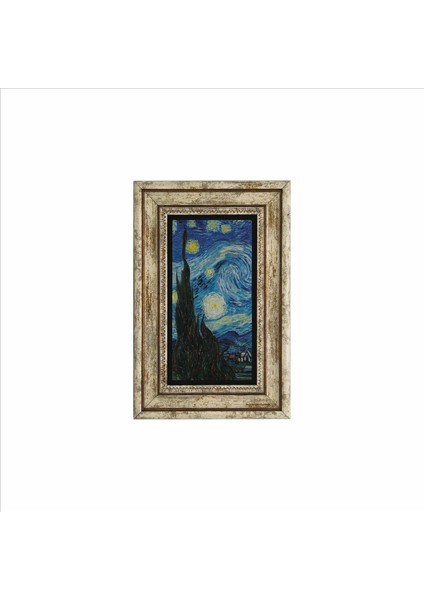 Yıldızlı Gece -Van Gogh Baskılı Taş Tablo 20X30