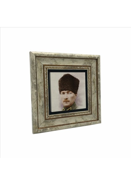 Mustafa Kemal Atatürk Baskılı Taş Tablo 20X20 fırsatları