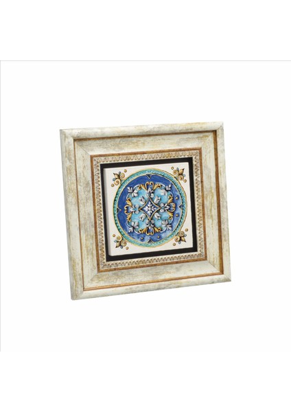 Italyan Deseni Baskılı Taş Tablo 20X20