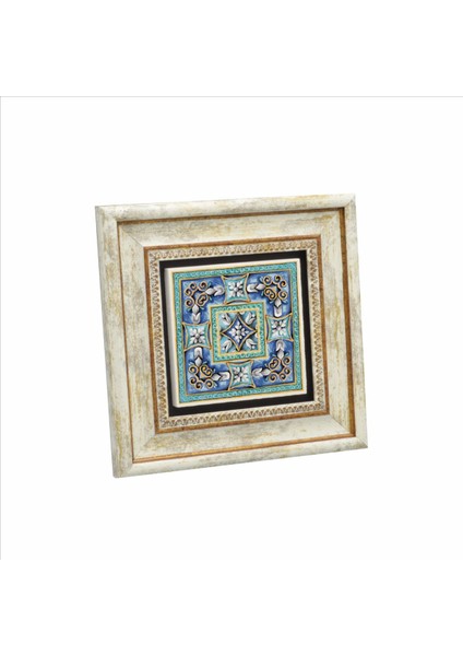 Italyan Deseni Baskılı Taş Tablo 20X20