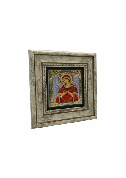 Meryem Görseli Baskılı Taş Tablo 20X20 fırsatları
