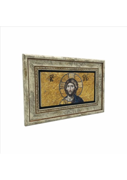 Isa Mozaiği Ayasofya Baskılı Taş Tablo 20X30