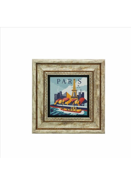 Paris Baskılı Taş Tablo 20X20 modelleri
