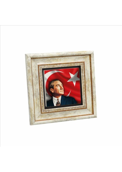 Mustafa Kemal Atatürk Baskılı Taş Tablo 20X20