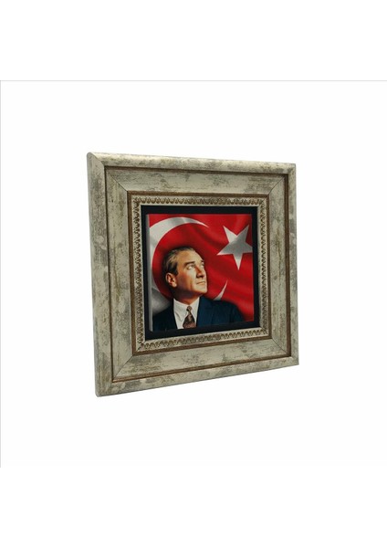 Mustafa Kemal Atatürk Baskılı Taş Tablo 20X20 fırsatları