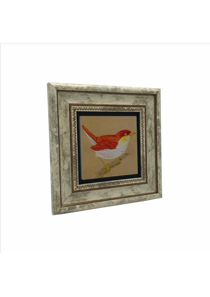 Kuş Baskılı Taş Tablo 20X20 fırsatları