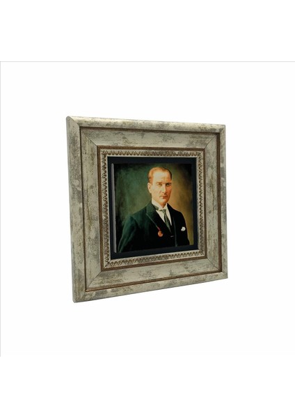 Mustafa Kemal Atatürk Baskılı Taş Tablo 20X20 fırsatları
