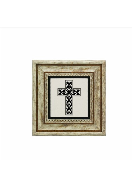 Haç Baskılı Taş Tablo 20X20 fiyatları