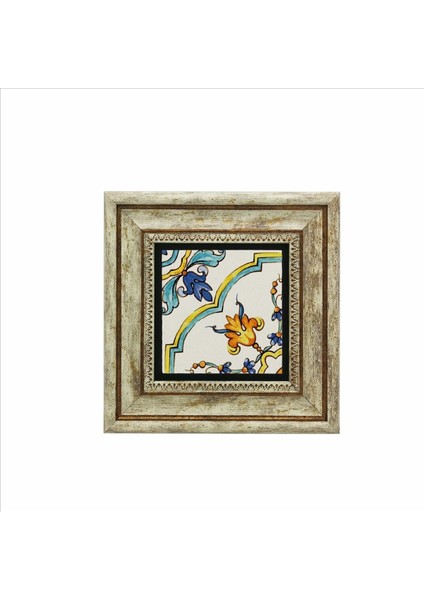 Italyan Deseni Baskılı Taş Tablo 20X20