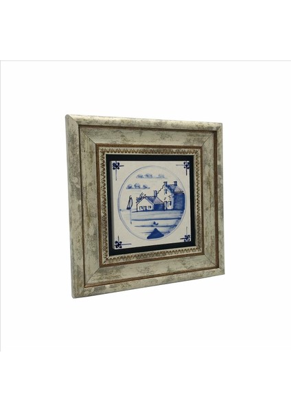 Hollanda Deseni Baskılı Taş Tablo 20X20 fırsatları