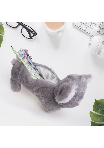 Koala 3D Pelüş Fermuarlı Yatay Kalem Kutu modelleri