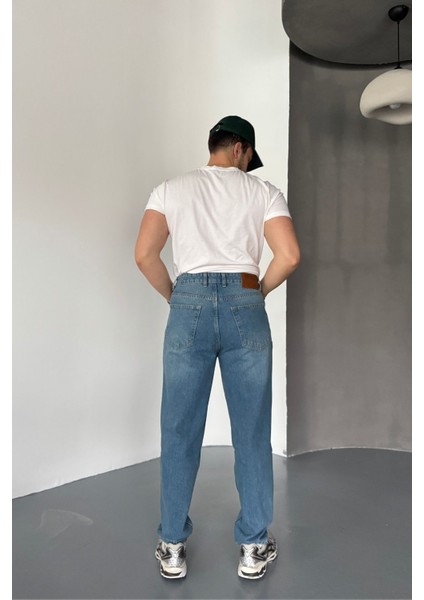 Erkek Basic Boyfriend Kalıp Yıkamalı Kot Pantolon Jean modelleri