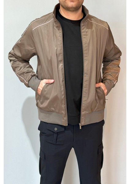 Erkek Feremuarlı Mevsimlik Ceket Tek Üst REU-9114 Camel modelleri