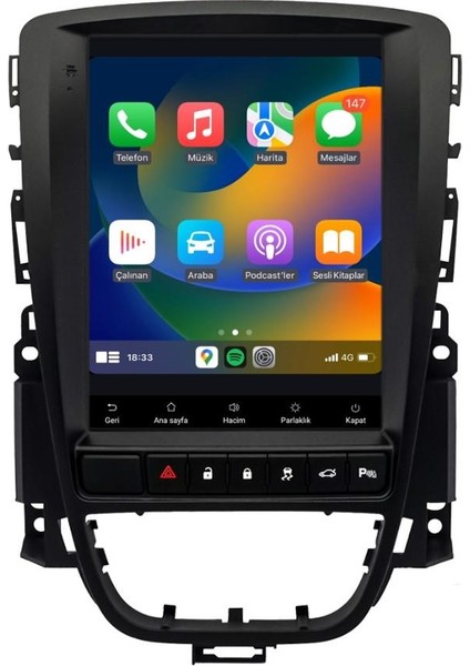 Opel Astra J Android Multimedya Sistemi (2010-2019) Cadence 4/64 Tesla