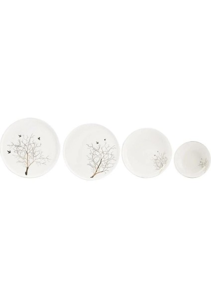 Tree Of Lıfe 4 Kişilik 16 Parça Yemek Takımı
