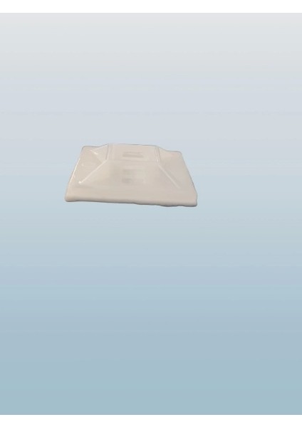 Yapışkan Kare Kroşe 28X28 Beyaz (10 Adet)