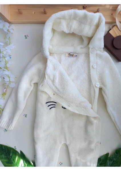 M.ç Family Store Welsoft Astarlı Triko Kışlık Bebek Tulum Unisex Kürlü Kız Erkek Kalın Tulumü Kpeluş Dolgulu Erek-Kız fiyatları