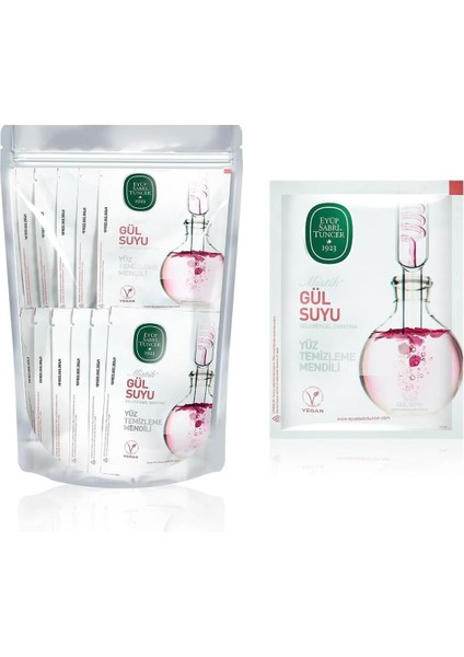 Gül Suyu 350 ml ve Gül Suyu Yüz Temizleme Mendili 30 Adet