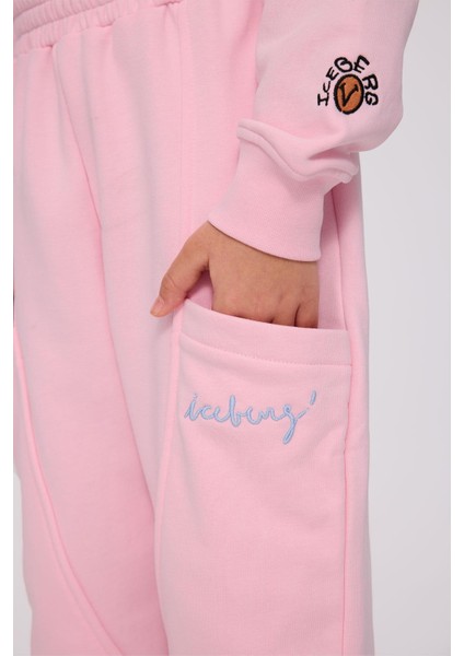 Bg Store Kız Çocuk Pembe Eşofman Altı modelleri