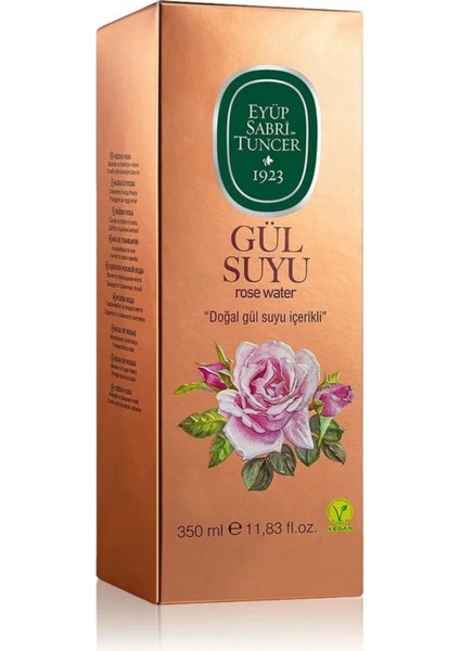 Makyaj Temizleyici ,tonik,dogal Gül Suyu 350 ml Vegan fiyatları