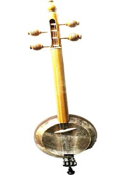 Oyma Ceviz Kemane Kaliteli, Quality Carved Walnut Wooden Kemane Kamanche Kemence W/ Bag