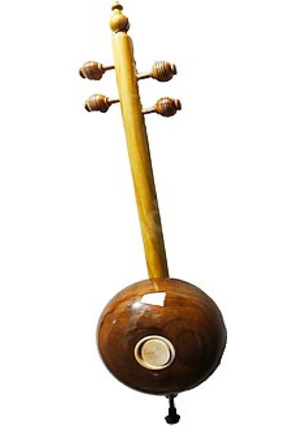 Oyma Ceviz Kemane Kaliteli, Quality Carved Walnut Wooden Kemane Kamanche Kemence W/ Bag