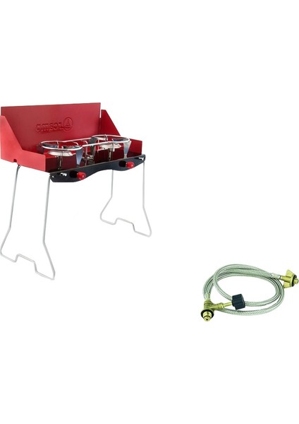 K-629-60 Çift Ocaklı Çantalı Kamp Ocağı