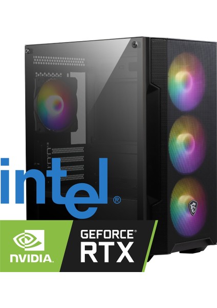 MSİ GAMİNG SEZGİN BİLİŞİM I5 12400F 16GB Ram 500GB M2 SSD Rtx 4060 Ekrankartı Gaming Bilgisayar fiyatları