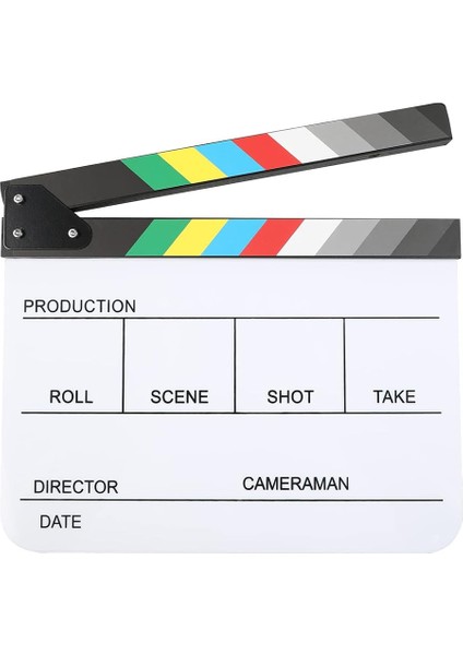 Akrilik Tahta Tv Filmi Yönetmeni Kesim Aksiyon Sahnesi Tahtası ve Kalem Silgisi ile Kuru Silinebilir (Yurt Dışından)