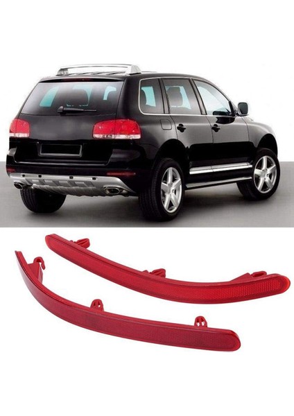 7L6945105A 7L6945106A Arka Tampon Reflektör Uyarı Işıkları Araba Volkswagen Touareg 2002-2010 Için (Yurt Dışından) fırsatları