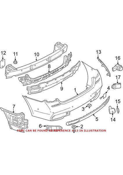 1 Çift Arka Tampon Reflektör Trim Işığı 63148063197 63148063198 Bmw 7 Serisi G11 G12 2015-2019 Fren Lambası Reflektörü (Yurt Dışından) modelleri