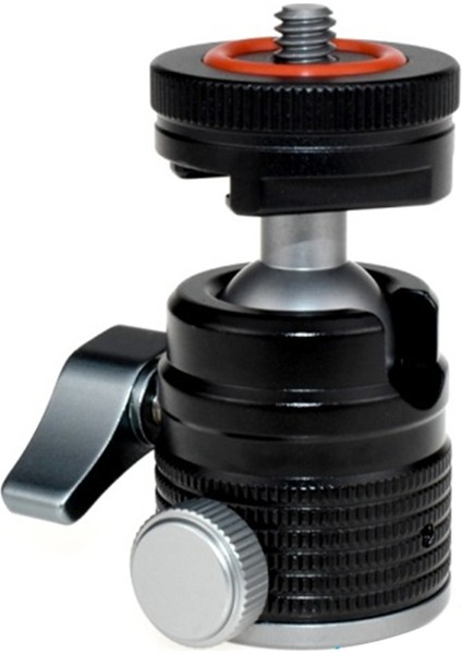Mini Top Kafa Tripod Kafası Dslr Kameralar Için Evrensel 1/4 Inç Vida Bağlantılı Flaş Tripod Monopod Dolgu Işığı (Yurt Dışından)