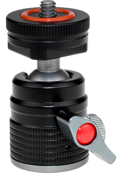 Mini Top Kafa Tripod Kafası Dslr Kameralar Için Evrensel 1/4 Inç Vida Bağlantılı Flaş Tripod Monopod Dolgu Işığı (Yurt Dışından)