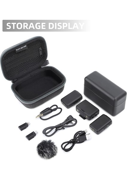 Sunnylıfe, Djı Mikrofon Saklama Çantası, Kablosuz Mikrofon, Taşınabilir Koruyucu Kılıf Için Uygundur (Yurt Dışından) modelleri