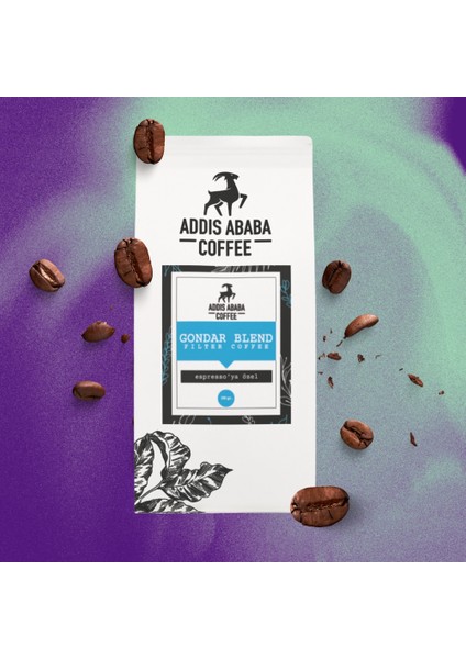 Coffee 5X100 gr Orijinal Etiyopya Kahveleri / Filtre Kahve