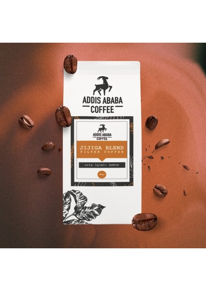 Coffee 5X100 gr Orijinal Etiyopya Kahveleri / Filtre Kahve
