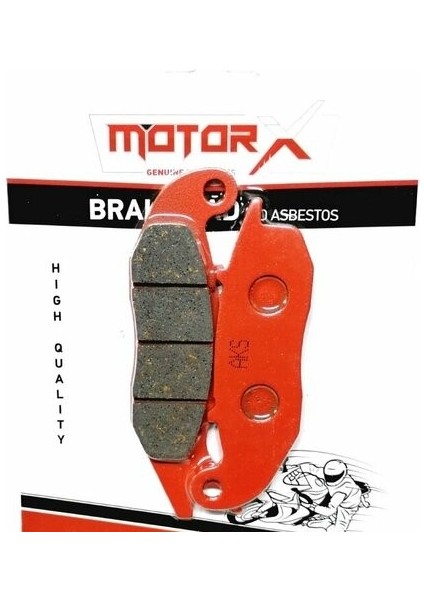 Disk Balata Ön CBR-125/ Torro/ Innova/ Lifan Pony (Kırmızı)