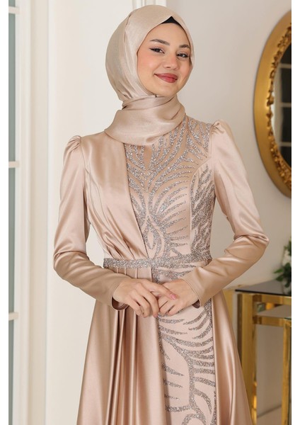 Mihrimah Tesettür Abiye Gold fiyatları