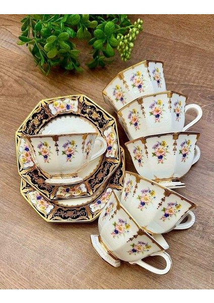 Royking 6'lı Kahve Fincan Takımı Kng 017
