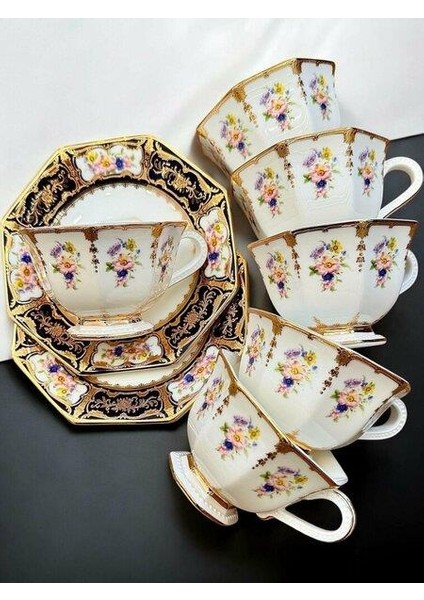 Royking 6'lı Kahve Fincan Takımı Kng 017