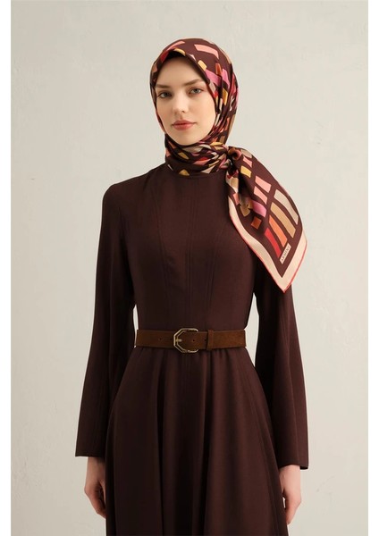 34 Twill Ipek Eşarp 9341D
