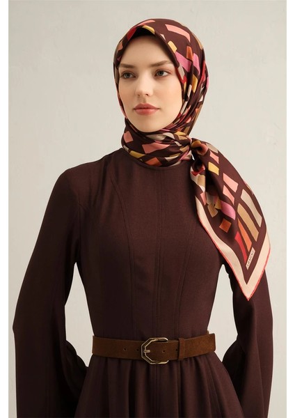 34 Twill Ipek Eşarp 9341D