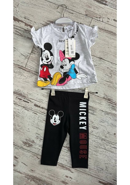 Zara Micky Baskılı Kız Takım modelleri