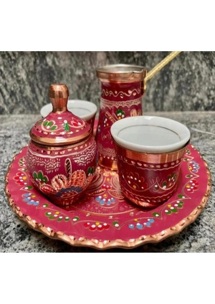 2li Bakır Fincan Takımı