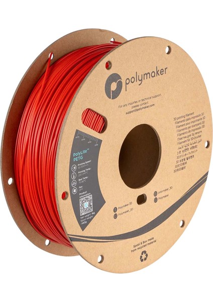 Polylite Petg Filament Kırmızı