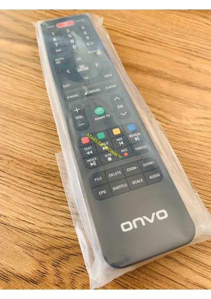 %100 Orjinal Onvo Morio Saba Nordmende Dreamstar Sunny LED Tv Kumandası Orijinal Kumandası Onvo T1320-OV50F353 Android Smart LCD LED Kumandası
