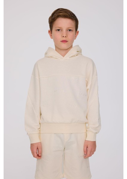 Bg Store Erkek Çocuk Kırık Beyaz Sweatshirt fiyatları